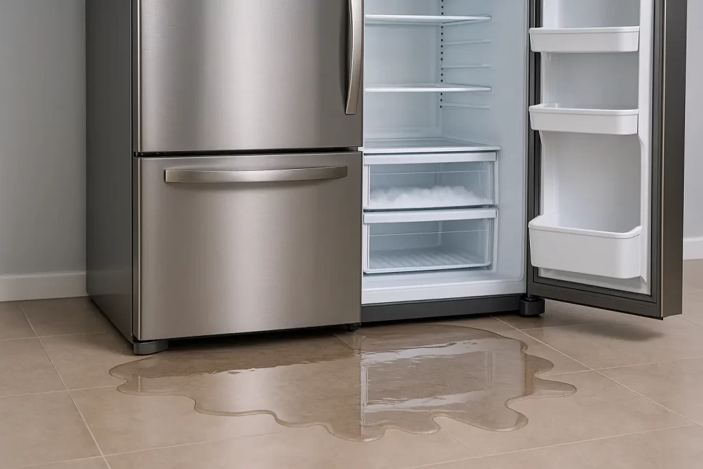 Leaking Water or Ice Buildup